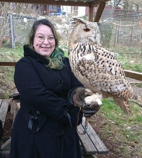 Tatjana Amlung in ihrer Freizeit