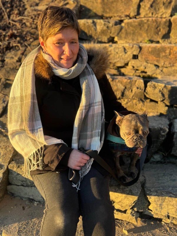 Silke Lenz in ihrer Freizeit